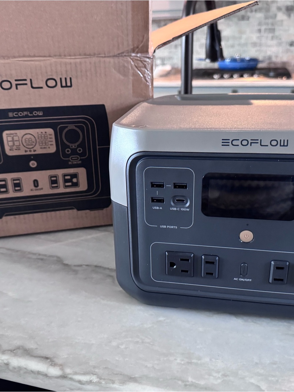 EcoFlow RIVER 2 Max Portable Power Station 512Wh New in Box; Never Used